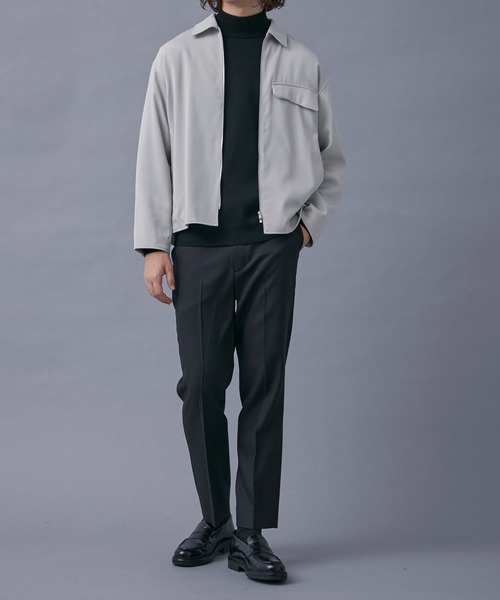 AQUA WOOLカルゼジップブルゾン（ブルゾン）｜PUBLIC TOKYO