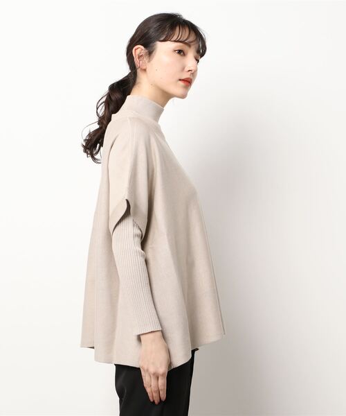 Te chichi（テチチ）の「ベスト×リブニットセット（アンサンブル・レディース・ベージュ/グレー/チャコール・ﾌﾘ-）」の6枚目の写真