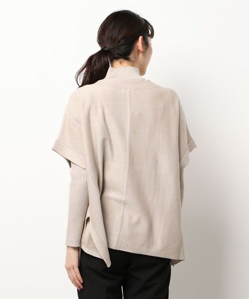 Te chichi（テチチ）の「ベスト×リブニットセット（アンサンブル・レディース・ベージュ/グレー/チャコール・ﾌﾘ-）」の5枚目の写真