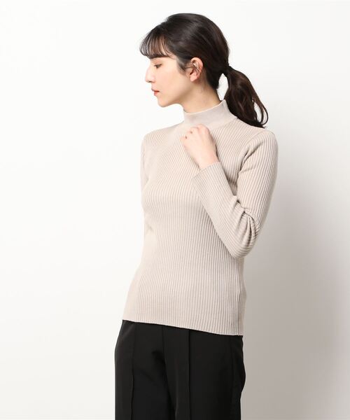 Te chichi（テチチ）の「ベスト×リブニットセット（アンサンブル・レディース・ベージュ/グレー/チャコール・ﾌﾘ-）」の4枚目の写真