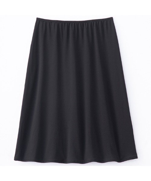 YU'NOW（ユナウ）の「ひんやり冷感！汗取りペチスカート〈50㎝丈〉【制菌】【抗菌防臭】【吸水速乾】（インナーウェア/肌着・レディース・ブラック/ベージュ/オフホワイト・MEDIUM/LARGE/X-LARGE）」の17枚目の写真