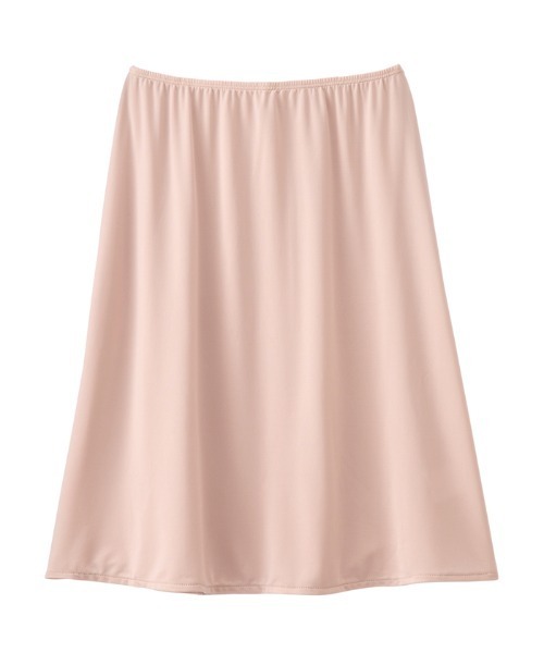 YU'NOW（ユナウ）の「ひんやり冷感！汗取りペチスカート〈50㎝丈〉【制菌】【抗菌防臭】【吸水速乾】（インナーウェア/肌着・レディース・ブラック/ベージュ/オフホワイト・MEDIUM/LARGE/X-LARGE）」の19枚目の写真