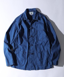 [INDIGO LABEL] CHINA BUTTON SET UP JK ：インディゴ セットアップ チャイナジャケット