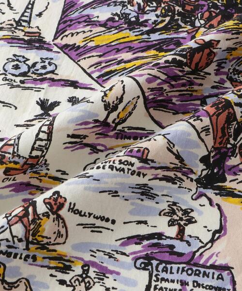 BINDU(ビンドゥー)の「<BINDU(ビンドゥー)>California BANDANA/バンダナ(バンダナ/スカーフ・レディース・イエロー/ライラック・FREE)」の5枚目の写真