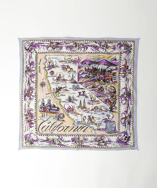 BINDU(ビンドゥー)の「<BINDU(ビンドゥー)>California BANDANA/バンダナ(バンダナ/スカーフ・レディース・イエロー/ライラック・FREE)」の6枚目の写真