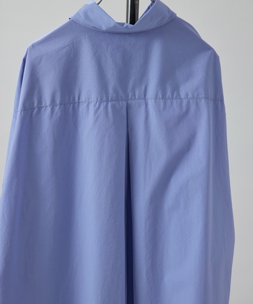 re_k by JUNRED（レクバイジュンレッド）の「【　re_k by JUNRED　】BIGブロードレギュラーカラーシャツ（シャツ/ブラウス・メンズ・ホワイト/サックスブルー/ブルー系その他4・S/M/L）」の7枚目の写真