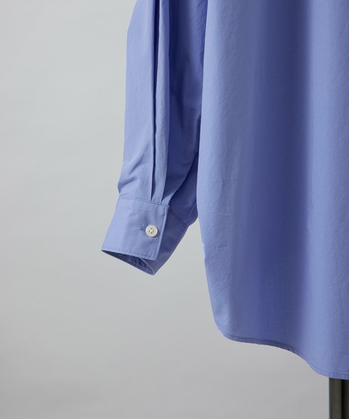 re_k by JUNRED（レクバイジュンレッド）の「【　re_k by JUNRED　】BIGブロードレギュラーカラーシャツ（シャツ/ブラウス・メンズ・ホワイト/サックスブルー/ブルー系その他4・S/M/L）」の8枚目の写真