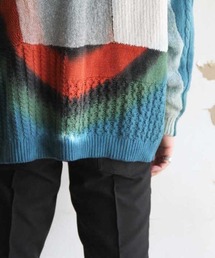 TTT MSW（ティー）の「TTT_MSW Crazy pattern knit（ニット/セーター 