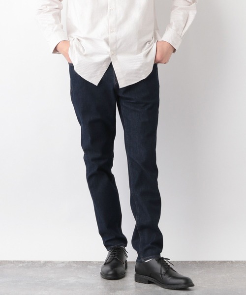 GLOBAL WORK（グローバルワーク）の「モーションテックデニム/263050（デニムパンツ・メンズ・ブラック/ネイビー/ブルー・SMALL/MEDIUM/LARGE）」の2枚目の写真