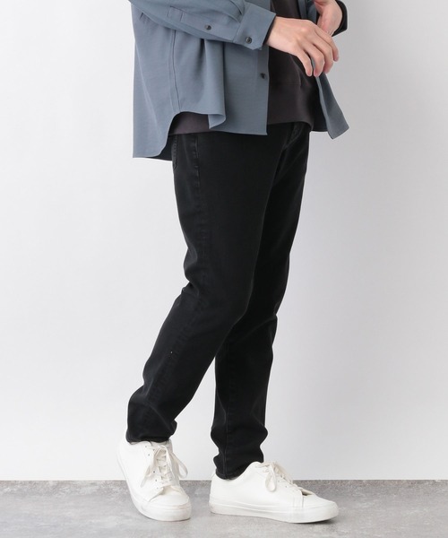 GLOBAL WORK（グローバルワーク）の「モーションテックデニム/263050（デニムパンツ・メンズ・ブラック/ネイビー/ブルー・SMALL/MEDIUM/LARGE）」の5枚目の写真