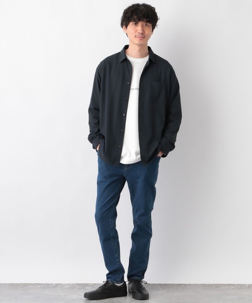 GLOBAL WORK（グローバルワーク）の「モーションテックデニム/263050（デニムパンツ・メンズ・ブラック/ネイビー/ブルー・SMALL/MEDIUM/LARGE）」の6枚目の写真