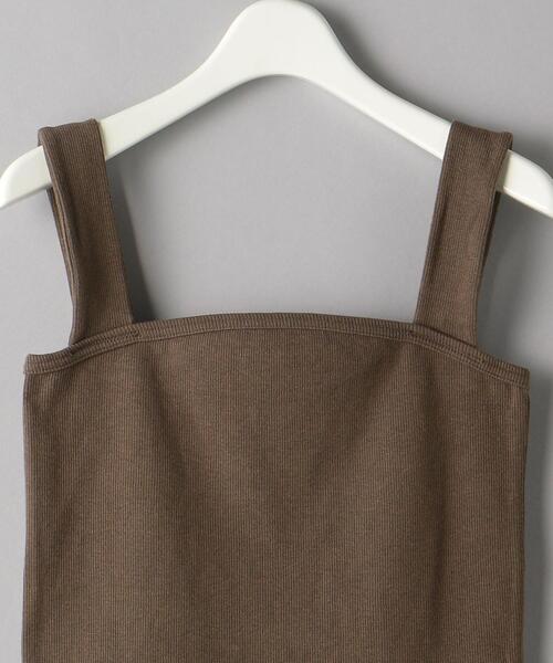 BEAUTY&YOUTH UNITED ARROWS(ビューティーアンドユースユナイテッドアローズ)の「BY コットンブレンド ベア タンクトップ -ウォッシャブル-(タンクトップ・レディース・オリーブ/ホワイト/ブラック/ナチュラル/ケリー/レッド/ダークグリーン・FREE)」の22枚目の写真