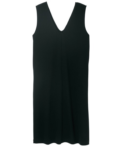 RANAN（ラナン）の「深Vネックジャンパースカート（レギュラー丈）（ジャンパースカート・レディース・ブラック/ネイビー/サンドグレー/キャメル/ベージュ・LL/M/L）」の6枚目の写真