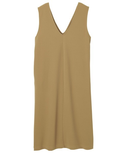 RANAN（ラナン）の「深Vネックジャンパースカート（レギュラー丈）（ジャンパースカート・レディース・ブラック/ネイビー/サンドグレー/キャメル/ベージュ・LL/M/L）」の9枚目の写真