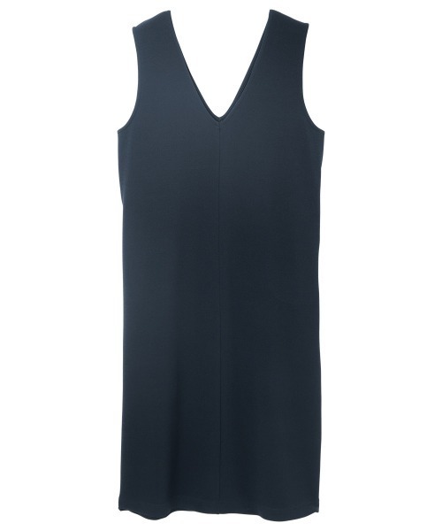 RANAN（ラナン）の「深Vネックジャンパースカート（レギュラー丈）（ジャンパースカート・レディース・ブラック/ネイビー/サンドグレー/キャメル/ベージュ・LL/M/L）」の8枚目の写真