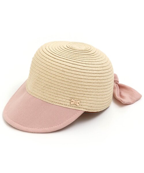 apres les cours（アプレレクール）の「うしろリボンキャップ_UVカット（ハット・キッズ・ベージュ/アイボリー・48/50/52/54）」の17枚目の写真