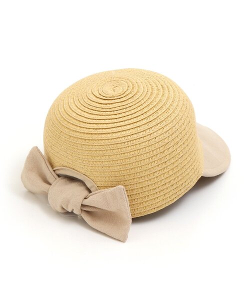 apres les cours（アプレレクール）の「うしろリボンキャップ_UVカット（ハット・キッズ・ベージュ/アイボリー・48/50/52/54）」の18枚目の写真