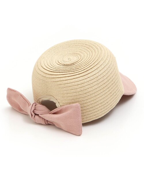 apres les cours（アプレレクール）の「うしろリボンキャップ_UVカット（ハット・キッズ・ベージュ/アイボリー・48/50/52/54）」の19枚目の写真