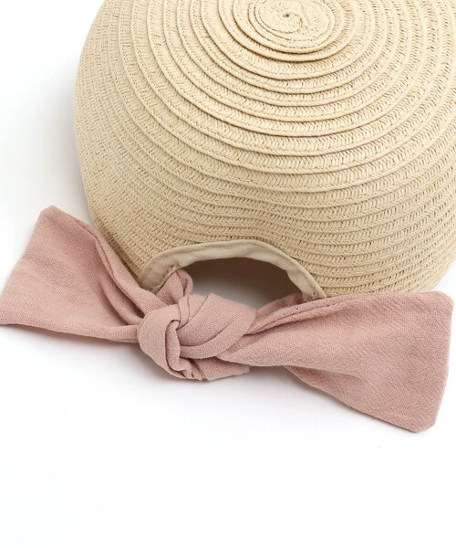 apres les cours（アプレレクール）の「うしろリボンキャップ_UVカット（ハット・キッズ・ベージュ/アイボリー・48/50/52/54）」の22枚目の写真