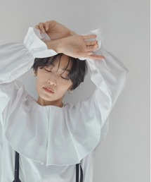 AMERICAN HOLIC | フリルカラーカットプルオーバー(Tシャツ/カットソー)