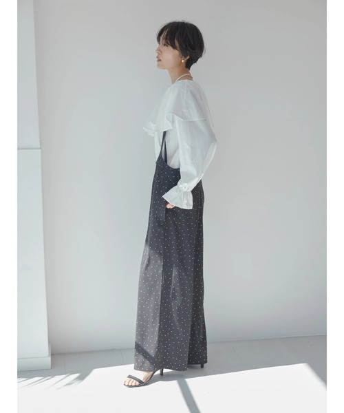 AMERICAN HOLIC(アメリカンホリック)の「フリルカラーカットプルオーバー(Tシャツ/カットソー・レディース・ブラック/オフホワイト・FREE)」の21枚目の写真
