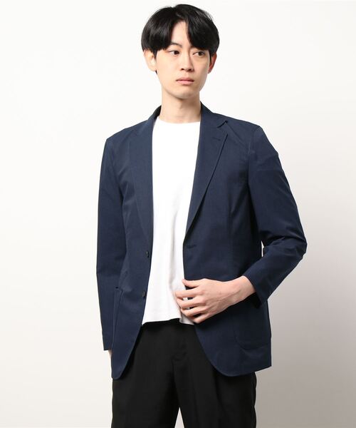 ウィルクスバシュフォード Wilkes Bashfordクールドッツ Cool ジャケット アウター Wilkes テーラードジャケット Dots 2ボタンリラックスジャケット テーラードジャケット Wilkes Bashford ウィルクスバッシュフォード のファッション メランジ