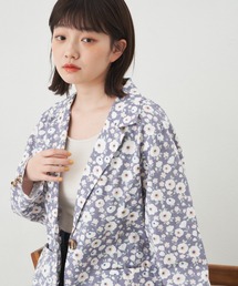 MERLOT | レトロフラワージャケット/セットアップ(テーラードジャケット)