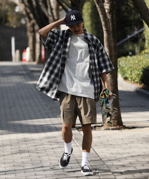 FREAK'S STORE（フリークスストア）の「WEB限定 コットンナイロン カーゴショーツ/レオパード（カーゴパンツ・メンズ・ロイヤルブルー/ベージュ/オリーブ/レオパード/ブラック・LARGE/MEDIUM/SMALL）」の16枚目の写真