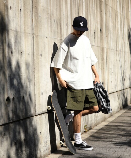 FREAK'S STORE（フリークスストア）の「WEB限定 コットンナイロン カーゴショーツ/レオパード（カーゴパンツ・メンズ・ロイヤルブルー/ベージュ/オリーブ/レオパード/ブラック・LARGE/MEDIUM/SMALL）」の22枚目の写真