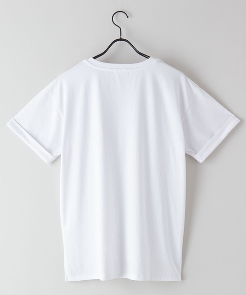 fort point(フォーポイント)の「【FORT POINT/フォートポイント】サイドスリットTシャツ(Tシャツ/カットソー・レディース・ホワイト/チャコールグレー/ブラック/グレー/サックスブルー/ミント/ピンク系その他/オレンジ系その他/ダークベージュ・LARGE/MEDIUM)」の20枚目の写真