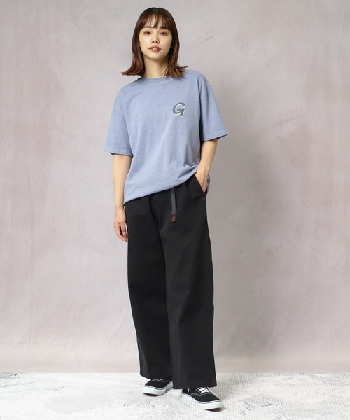 Gramicci(グラミチ)の「【 GRAMICCI / グラミチ 】 SWIRL TEE プリント スワールTシャツ INS(Tシャツ/カットソー・メンズ・ホワイト/ブラック/パープル・L/M)」の8枚目の写真