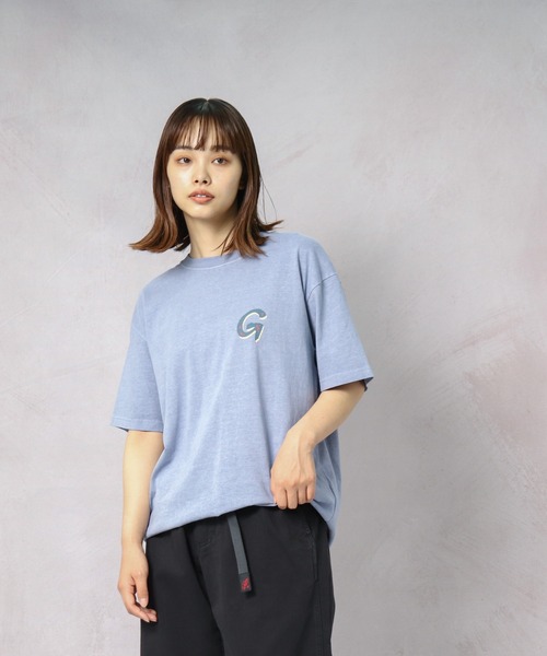 Gramicci(グラミチ)の「【 GRAMICCI / グラミチ 】 SWIRL TEE プリント スワールTシャツ INS(Tシャツ/カットソー・メンズ・ホワイト/ブラック/パープル・L/M)」の9枚目の写真