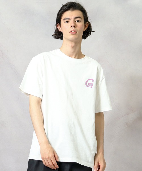 Gramicci(グラミチ)の「【 GRAMICCI / グラミチ 】 SWIRL TEE プリント スワールTシャツ INS(Tシャツ/カットソー・メンズ・ホワイト/ブラック/パープル・L/M)」の22枚目の写真