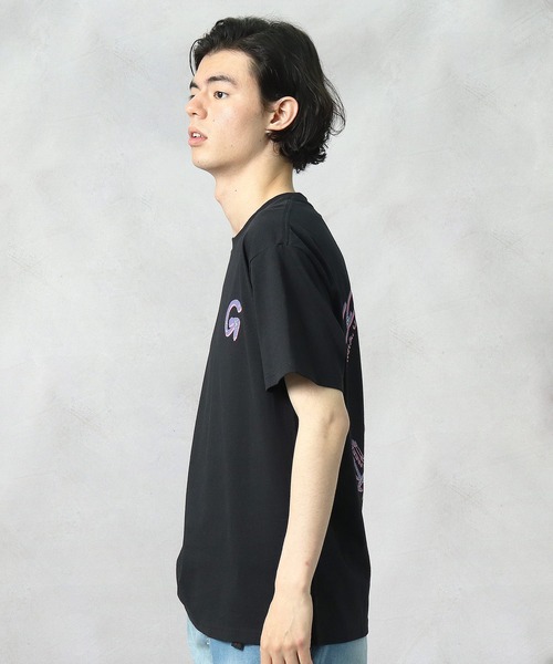 Gramicci(グラミチ)の「【 GRAMICCI / グラミチ 】 SWIRL TEE プリント スワールTシャツ INS(Tシャツ/カットソー・メンズ・ホワイト/ブラック/パープル・L/M)」の17枚目の写真