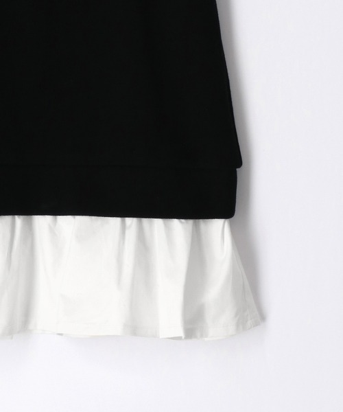 ROPE' PICNIC(ロペピクニック)の「【KIDS】ドッキングワンピース(ワンピース・キッズ・ブラック/ラベンダー・110/120/130/140)」の8枚目の写真