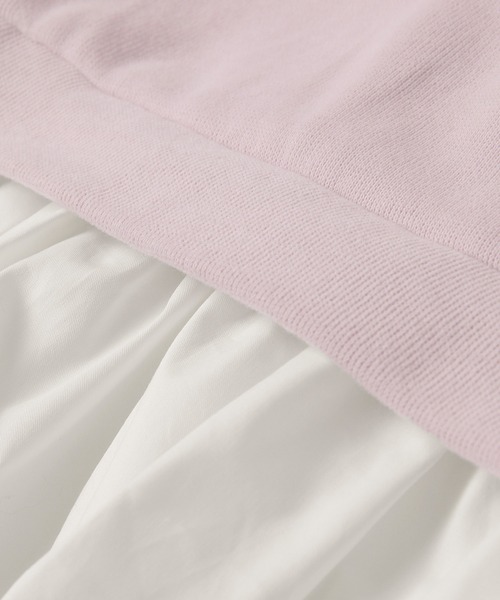 ROPE' PICNIC(ロペピクニック)の「【KIDS】ドッキングワンピース(ワンピース・キッズ・ブラック/ラベンダー・110/120/130/140)」の10枚目の写真