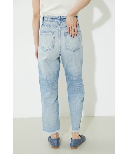 BLACK BY MOUSSY（ブラックバイマウジー）の「CAW vintage denim(カウヴィンテージデニム)（デニムパンツ・レディース・ライトブルー・23inch/24inch/25inch/26inch）」の5枚目の写真