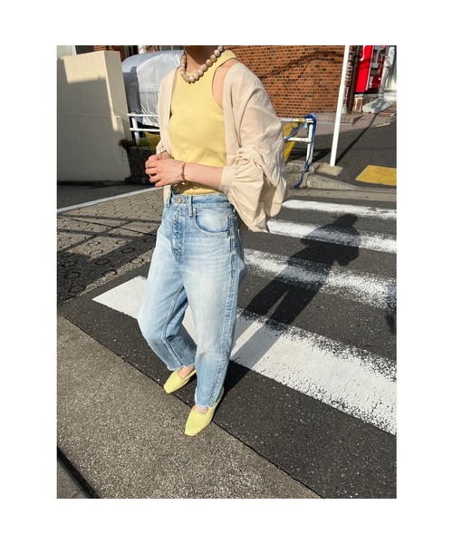 BLACK BY MOUSSY（ブラックバイマウジー）の「CAW vintage denim(カウヴィンテージデニム)（デニムパンツ・レディース・ライトブルー・23inch/24inch/25inch/26inch）」の16枚目の写真