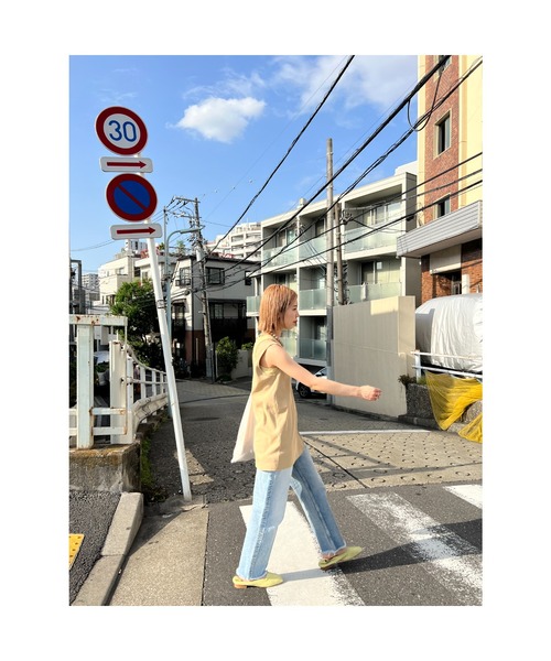 BLACK BY MOUSSY（ブラックバイマウジー）の「CAW vintage denim(カウヴィンテージデニム)（デニムパンツ・レディース・ライトブルー・23inch/24inch/25inch/26inch）」の18枚目の写真