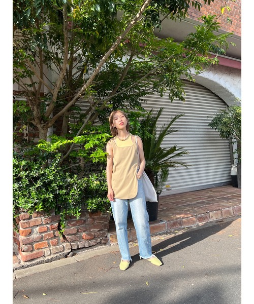 BLACK BY MOUSSY（ブラックバイマウジー）の「CAW vintage denim(カウヴィンテージデニム)（デニムパンツ・レディース・ライトブルー・23inch/24inch/25inch/26inch）」の19枚目の写真