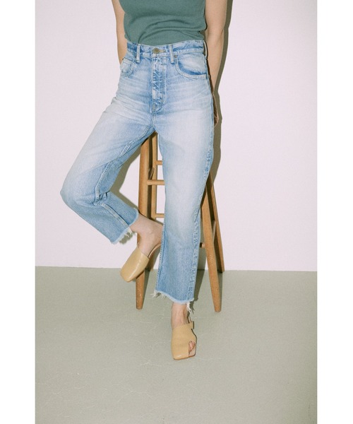 BLACK BY MOUSSY（ブラックバイマウジー）の「CAW vintage denim(カウヴィンテージデニム)（デニムパンツ・レディース・ライトブルー・23inch/24inch/25inch/26inch）」の21枚目の写真