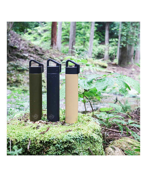 bpr BEAMS（ビーピーアール ビームス ）の「POKETLE / ポケトル ハング 180ml コンパクト ボトル（水筒・メンズ・チャコールグレー/ベージュ/オリーブ・ONE SIZE）」の7枚目の写真