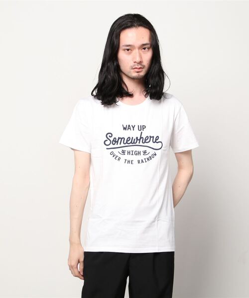 JOHN'S CLOSET（ジョンズクローゼット）の「【50】プリント半袖Tシャツ（Tシャツ/カットソー・メンズ・サックスブルー/ネイビー/ホワイト/ホワイト系その他3/ホワイト系その他/ホワイト系その他4/ブラック/ホワイト系その他2・LARGE/MEDIUM）」の11枚目の写真