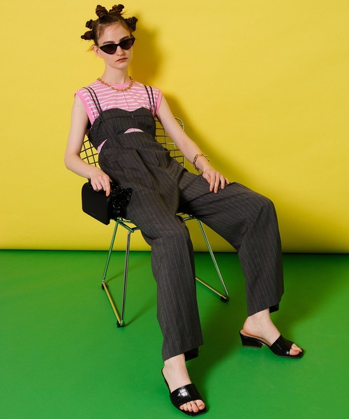 MAISON SPECIAL（メゾンスペシャル）の「ピンタックタンクトップ【MAISON SPECIAL/メゾンスペシャル】（Tシャツ/カットソー・レディース・ホワイト/ブラック/ピンク/イエロー/ブラック系その他・FREE）」の7枚目の写真