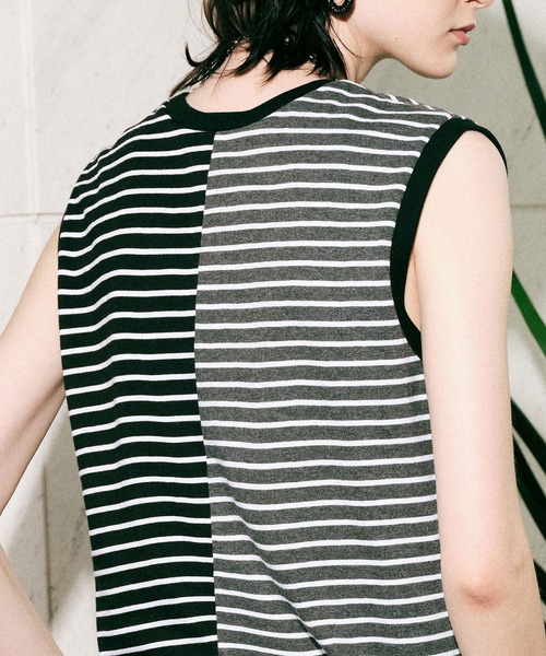 MAISON SPECIAL（メゾンスペシャル）の「ピンタックタンクトップ【MAISON SPECIAL/メゾンスペシャル】（Tシャツ/カットソー・レディース・ホワイト/ブラック/ピンク/イエロー/ブラック系その他・FREE）」の16枚目の写真