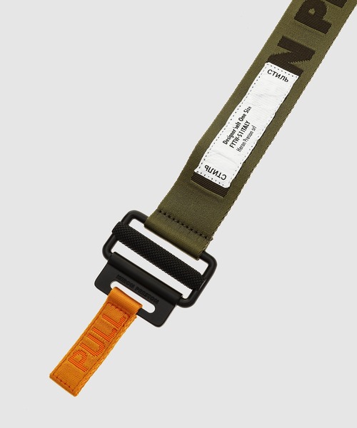 HERON PRESTON(ヘロンプレストン)の「HP TAPE BELT CLASSIC BUCKLE(ベルト・メンズ・グリーン系その他・ONE SIZE)」の2枚目の写真