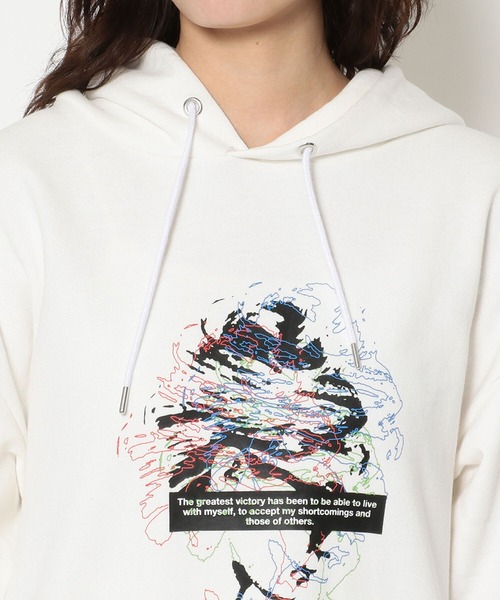 Kare/ME(カーミー)の「Kare/ME(カーミー)別注MY AD パーカーワンピース(ワンピース・レディース・ホワイト・FREE)」の7枚目の写真