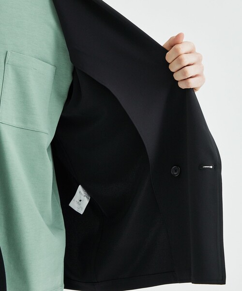 Iroquois（イロコイ）の「STUDIOUS別注 SH JKT（テーラードジャケット・メンズ・ライトグレー/ブラック/サックスブルー・1/2）」の15枚目の写真