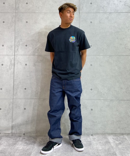 SANTA CRUZ(サンタクルーズ)の「【ムラサキスポーツ別注】SANTACRUZ/サンタクルーズ ルーズフィット バックプリントTシャツ 502222404(Tシャツ/カットソー・メンズ・ブラック/ホワイト/グリーン・M/L/XL)」の9枚目の写真
