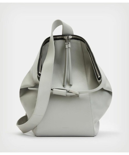 ALLSAINTS(オールセインツ)の「ANOUCK 2-IN-1 LEATHER BACKPACK | ANOUCK 2-IN-1 レザー バックパック(バックパック/リュック・レディース・グリーン系/ブラック・ONE SIZE)」の12枚目の写真